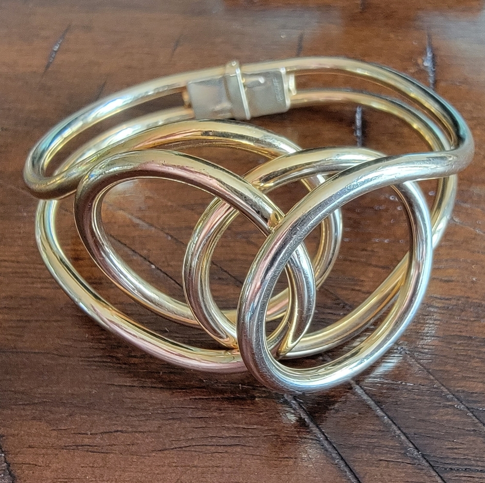 Art deco style signed Castlecliff bracelet